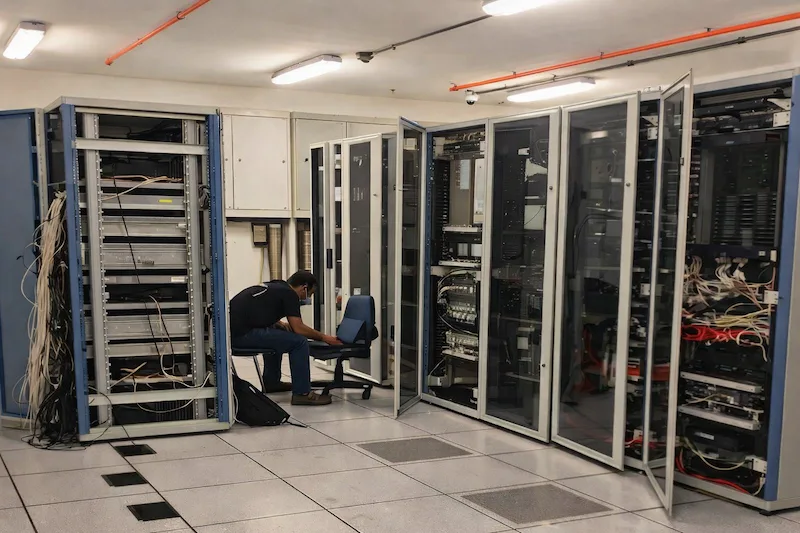 Instalación de Rack y Patch Panel